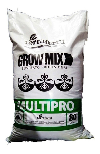 Sustrato Grow Mix Multipro 80 Lt. / Terrafertil