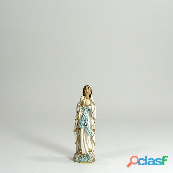 Virgen de Lourdes 7,5cm poliresina Italiana