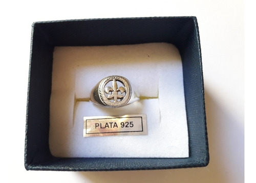 Anillo Plata 925 Flor De Lis