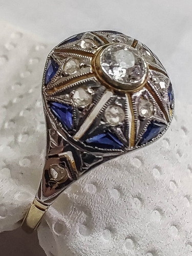 Antiguo Anillo Años  Oro