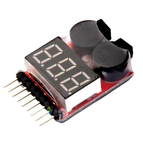 Beeper Alarma Medidor Sensor Bateria Lipo 2s-8s Test Voltaje