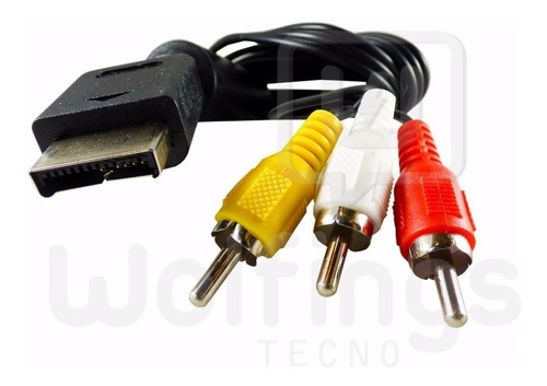 Cable A/v Audio Y Video Ps2 Ps3 Conexion 3 Rca 1,8 Metros