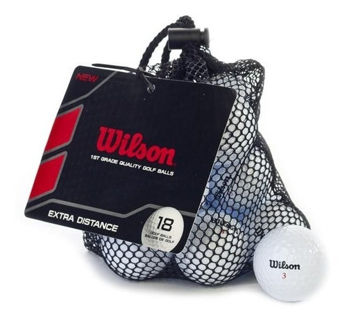 Kaddygolf Pelotas Wilson Distance Golf Bolsa X 18 - Nuevas