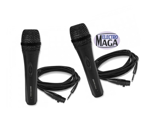 Microfono Dinamico Pro Bass Pro Mic 500 Karaoke X2