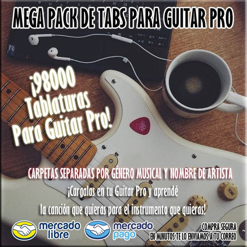 Pack De  Tabs Para Guitar Pro