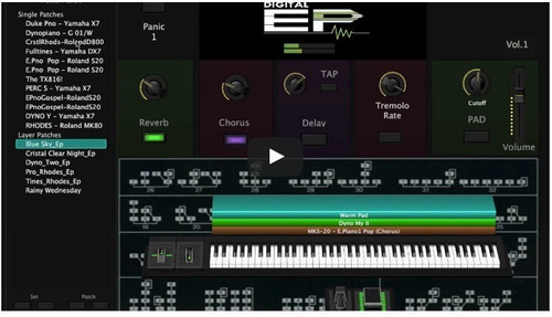 Pianos Eps Para Mainstage Y Logic - Korg 01 / W, Yamaha Dx7
