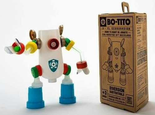 #diadelniño Robot Kit Para Armar El Tuyo Con Plástico