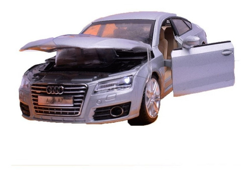 Auto De Coleccion Audi A7 Escala 1:32 Msz Con Luz Y Sonido