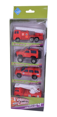 Autos Coleccionable X 4 Escala 1:64 Simil Hot Wheels 