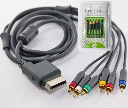 Cable Xbox 360 Audio Y Video + Componente, Local A La Calle!