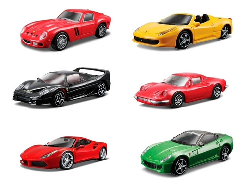 Clarín Colección Ferrari Gt Set 2 De 6 Autos