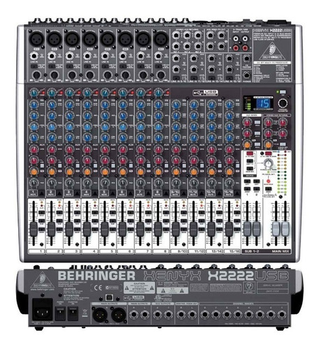 Consola Mixer 8 Profesional Behringer Xenyx X Usb Sonido