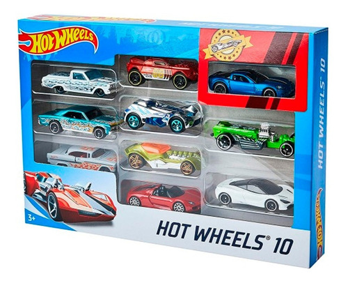 Hot Wheels Combo Autos X 10 Unidades Original Mattel 1:64