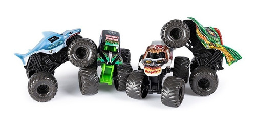 Mini Vehiculo Monster Jam Escala 1/70 Digger Megalodon Drago