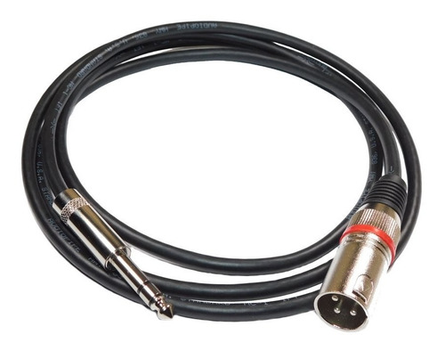 Cable Canon Xlr Macho A Plug Trs Balanceado 2 Mts Audiopipe