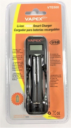 Cargador Para Baterias Vapex Vt500 P/  Display Automato
