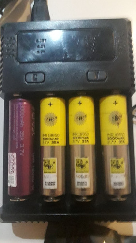 Cargador Pilas Baterias Nitecore I4 + 4 Baterías
