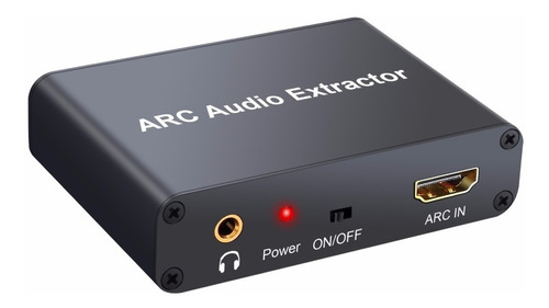 Conversor Extractor De Audio Hdmi Arc A Optico Coaxial Y Rca