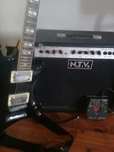 La Plata Combo Guitarra Eléctrica, Amplificador Y Pedalera