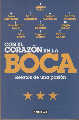 Libro ** Con El Corazon En La Boca ** Relatos De Una Pasion