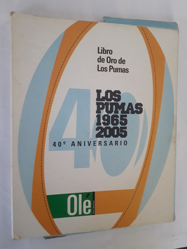 Libro De Oro De Los Pumas  De Olé Rugby