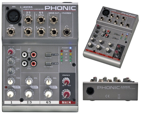 Mixer Phonic Am55 Pop Music Floresta!!!