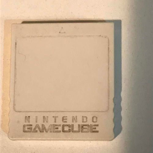 Nintendo Gamecube Memory Card  Block Dol-020 Made Japan