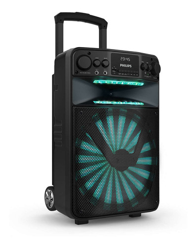 Parlante Portatil Philips Karaoke Bluetooth Luces Tanx