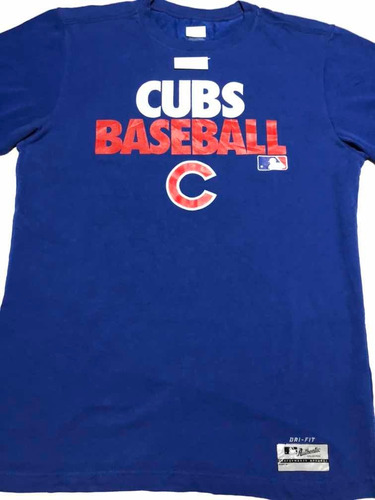 Remera Mlb 1ra Marca Usa, Chicago Cubs, Talle S Adulto.