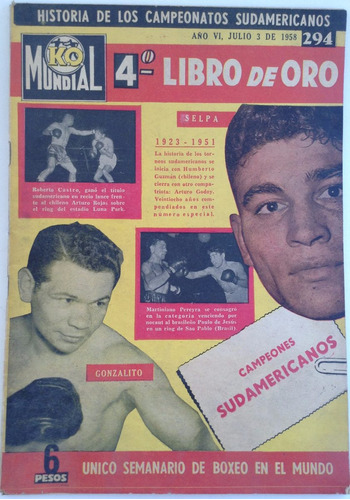 Revista Mundial K.o 4to Libro De Oro  Selpa