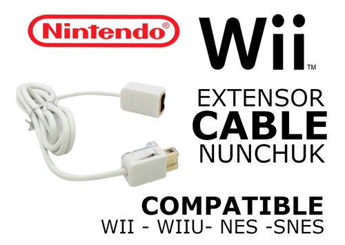 Cable Alargador Joystick De Mini Nes Mini Snes Wii Nunchuk