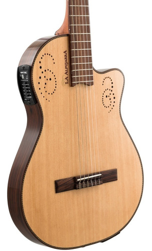 Guitarra Criolla La Alpujarra 300kec Incluye Funda