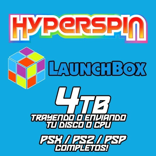 Hyperspin / Launchbox 5tb - Arcade - Psx - Ps2 Y Mucho Mas