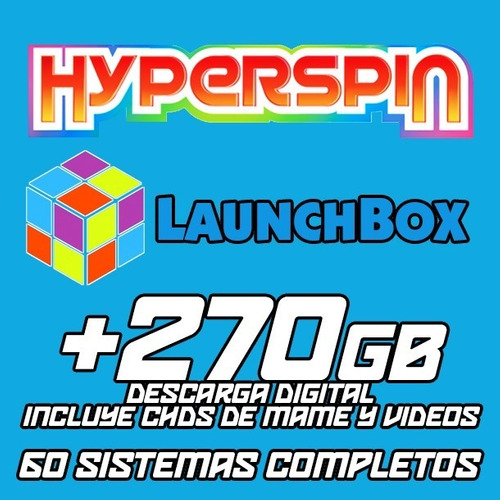 Hyperspin / Launchbox / 60 Sistemas / Descarga En +270gb