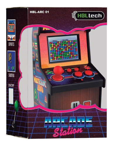 Mini Classic Arcade Station C/ 240 Juegos