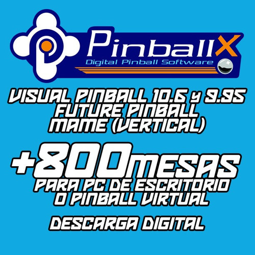 Pinballx - Visual / Future Pinball / Mame Vertical Descarga