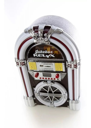 Rockola Kelyx Jukebox Retro Bluetooth Luz Led Radio Am Fm