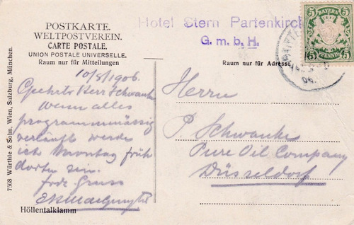 Alemania  Carta Postal Con Estampilla Al48