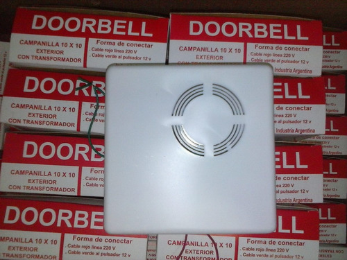 Campanilla Timbre Doorbell C Transformador 220v 12v