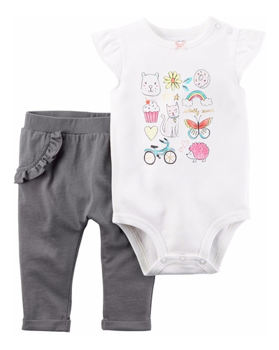 Carters Set 2 Piezas Original Nena Talle 6 Meses