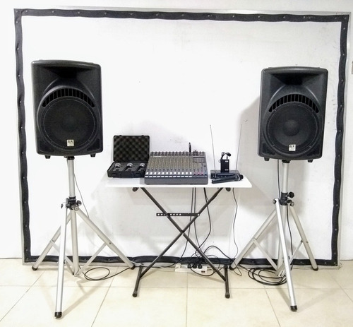 Combo Sistema Sonido Profesional Soundtech Gémini + Regalos