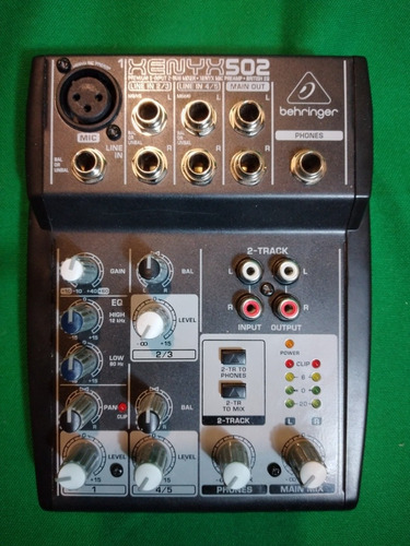 Consola Mixer Behringer Xenyx 502