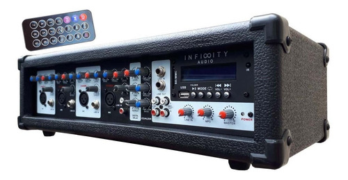 Consola Potenciada 4 Canal Usb/bt w Mixer Amplificador