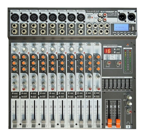 Consola Soundcraft Sxfx Usb Mp3 Efectos