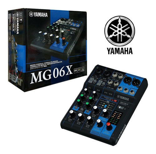 Consola Yamaha Mg06x Mixer Efectos