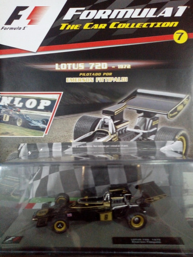 Fórmula Uno Lotus 72d Emerson Fittipaldi Nº7 Salvat