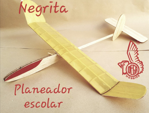 Kit Planeador Negrita Corte Laser