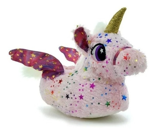 Pantufla Unicornio Con Estrellitas Importadas Phi Phi Toys
