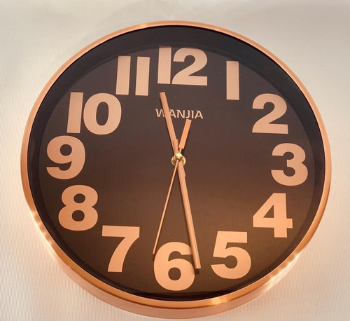 Reloj De Pared Colgar Bronce Decoracion Hogar Moderno
