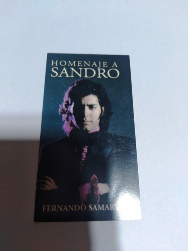 Sandro Imitador Fernando Samartin Tarjeta Promo Shows